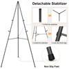 Nicpro Folding Easels for Display, 3 Pack 63 Inch Metal