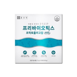 Chong Kun Dang Prebiotics Fructooligosaccharide FOS 5g x 30 packets 1 ESC / 종근당 프리바이오틱스 프락토올리고당 FOS 5g x 30포 1개 ESC