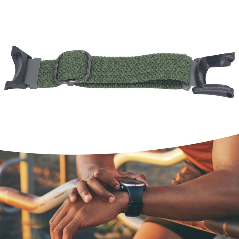 Nylon Weaving Watchband Adjustable Washable Breathable Lightweight Nylon Braided Watch