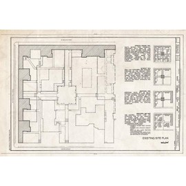 Historic Pictoric : Blueprint HABS Cal,19-SIMA,1- (Sheet 2 of 9) - Bella Vista Terrace, Mountain Trail & Alegria Avenue, Sierra Madre, Los Angeles County, CA 12in x 08in