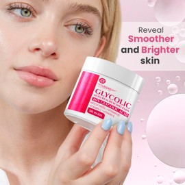 20% Glycolic Acid Pads (50 Pads) - Exfoliating Pads for Face Chemical Peel for Face at Home - Glycolic Acid Peel Exfoliating Face Pads - Acne Pads Facial Peel Face Exfoliating Pads with Vitamin C