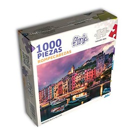 FLINK Rompecabezas Italia Muelle Portovenere 1000 Piezas 68.5 cm x 50.5 cm