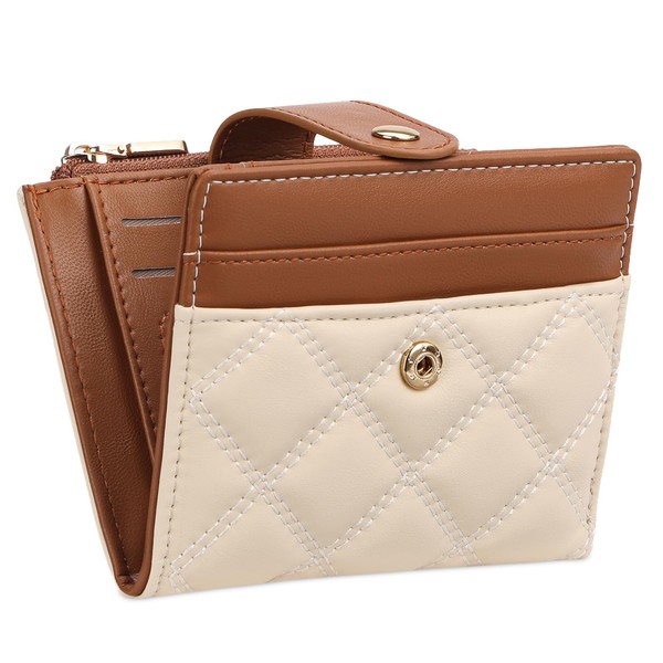 FALAN MULE Small Wallets Woman Leather Bifold RFID Blocking Card
