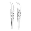 SAFIGLE Eyelid Massage Tweezers Set Precision Forceps for Meibomian Gland