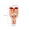 PATIKIL 3/8" x 3/8" x 3/8" ID Tee Tee Y