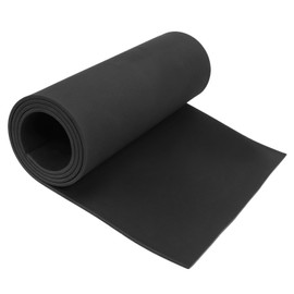 QWORK® Black Foam Sheets Roll 35x150cm, 5mm Thick High Density EVA Foam for Cosplay, Costumes and DIY Projects