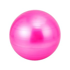 Supertool Exercise Ball, PVC Anti-Burst Yoga Balance Ball with Hand Pump for Pilates, Gym and Home Workouts - Rose Red, 65CM Diameter