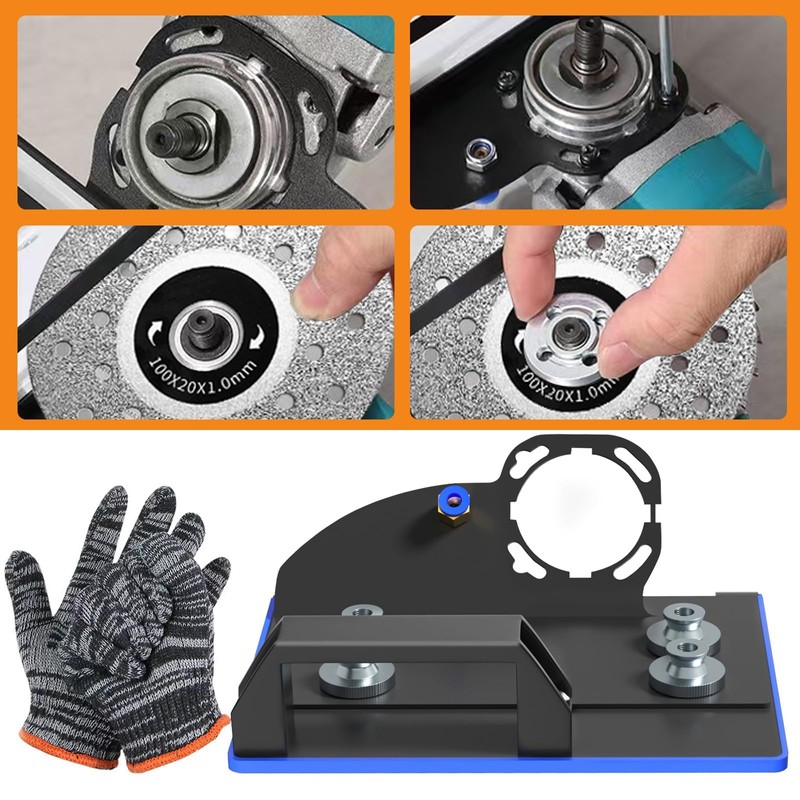 Angle Grinder Stand for Tile 45° Chamfer Cutting Tile Chamfering