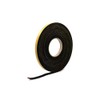 Neoprene Rubber Black Self-Adhesive Sponge Strip 12mm Wide x 3mm