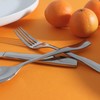 Gourmet Settings 20-Piece Silverware Strand Collection. Polished Stainless Steel Flatware