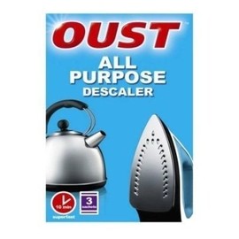 Oust All Purpose Descaler (Pack of 3) - Oust all purpose descaler X3 sachet pack suitable for jug kettles irons coffee makers shower heads