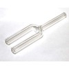 Glass Tube Dia 1 cm - Y Shape Double Barrel