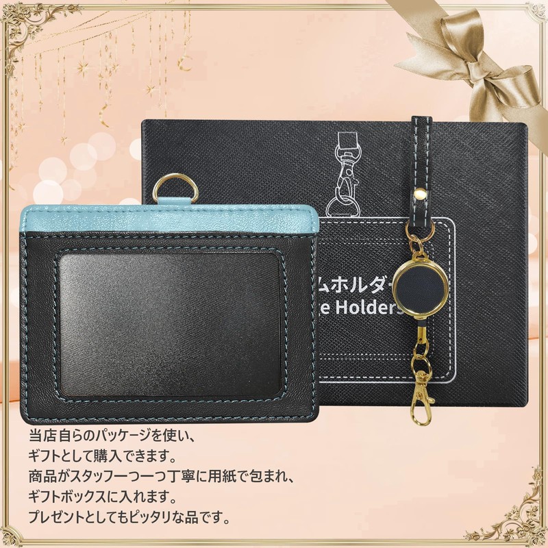 X-Lounge ID Card Holder, Name Holder, Genuine Leather, Horizontal Type,