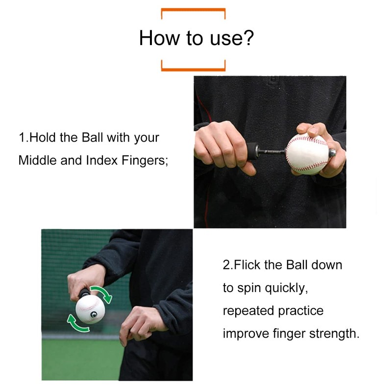 Baseball Pitching Trainer Finger Strength and Skill aids, Stability Pitching