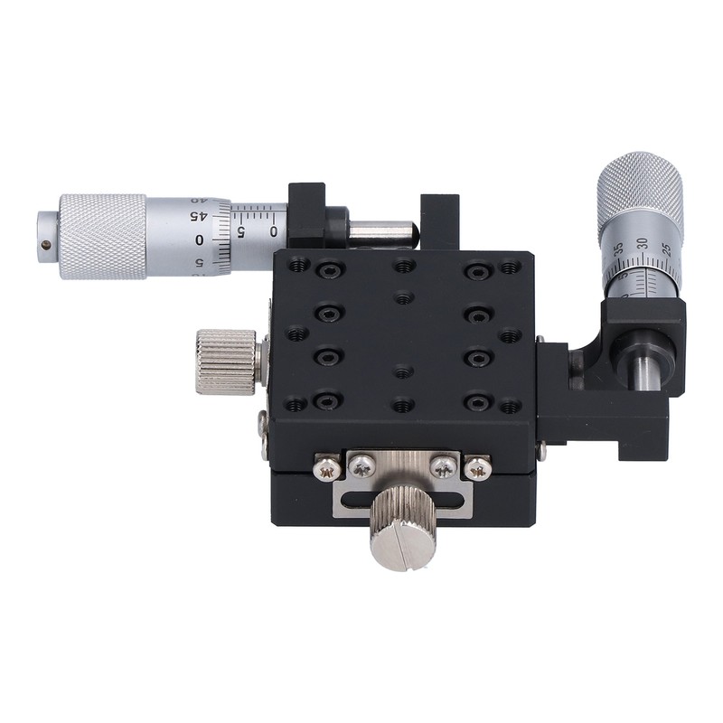 XY Linear Stage Cross Roller Micrometer Manual Slide Table Trimming