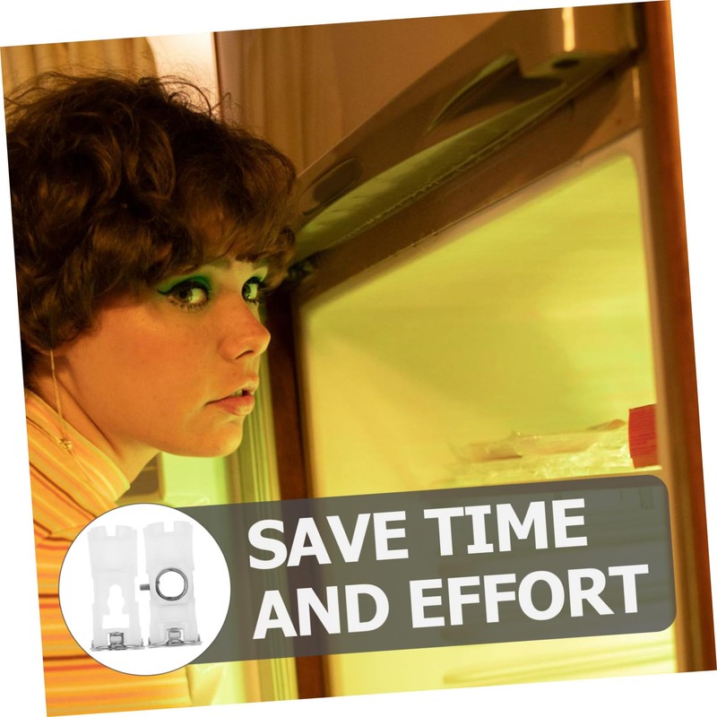 DOITOOL Refrigerator Door Handle Kit Replacement Repair Tool for Fridge