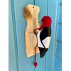 Red-headed woodpecker door knocker