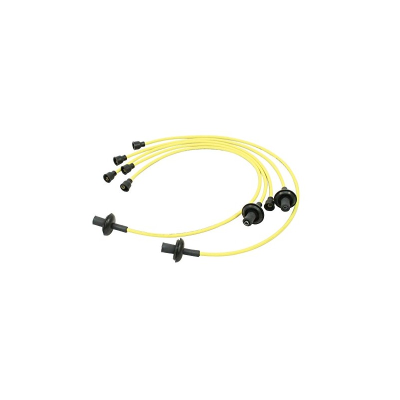 SPARK PLUG WIRE SET, YELLOW, dune buggy vw baja bug