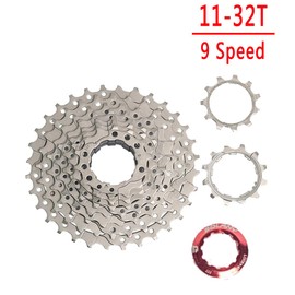 BOLANY 8 / 9 / 10 / 11 / 12 Speed Cassette, 11-32T / 11-36T / 11-40T / 11-42T / 11-46T / 11-50T / 11-52T Wide Ratio Mountain Bike Freewheel Sprocket with Front Derailleur Extension