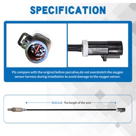 MLKAHIC Oxygen Sensor Upstream + Downstream Sensor 234-4070 234-4071 Compatible for Ford F-150 F250 E-150 E250 Explorer Expedition Jaguar Mercury Grand Marquis Lincoln Navigator 15717 15716 Set of 4
