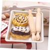 ABOOFAN 12pcs Rolling Pin House Adjustable Rollers Pins Miniature Decor