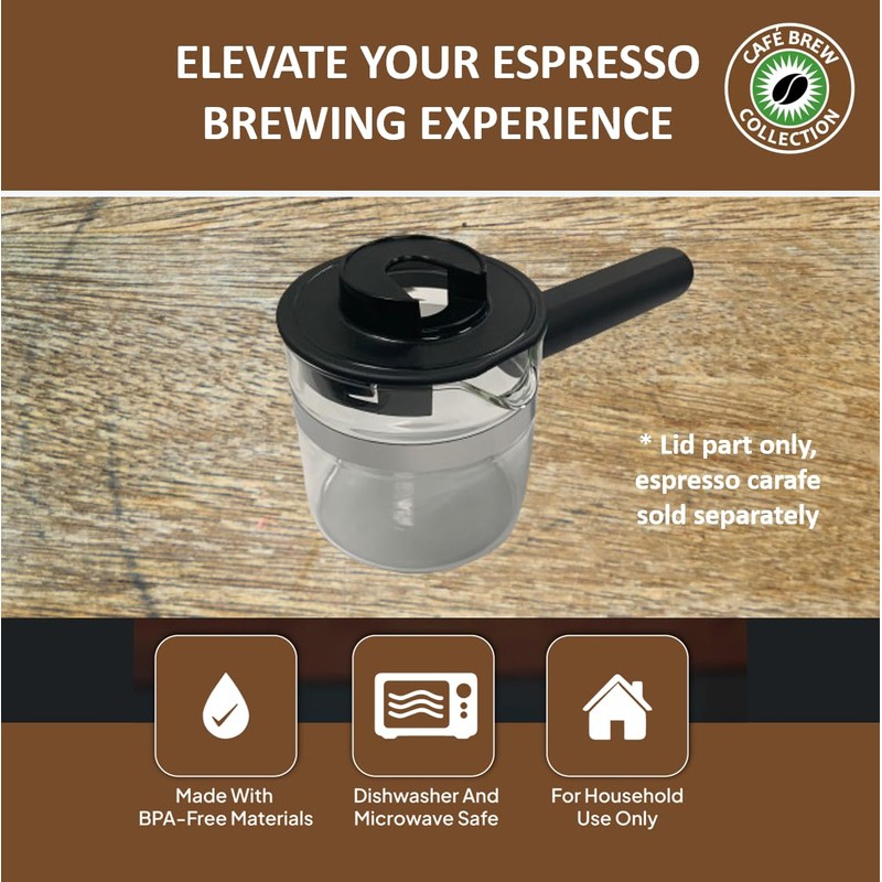 Espresso Carafe Lid, Universal Replacement fits Krups, IMUSA, Hamilton Beach,