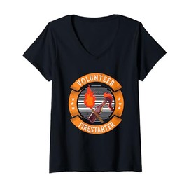 Volunteer Firestarter | Molotov Cocktail V-Neck T-Shirt