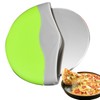 Handheld Pizza Slicer | Stainless Steel Kitchen Gadget with Protective