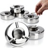 SI SEN 6 x Ashtrays for Outdoors, Removable Ashtray with