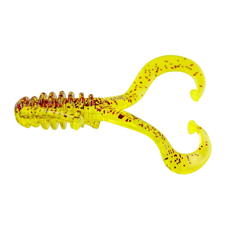 Bobby Garland Crappie Baits Pile Diver Chartreuse Red Glitter 2