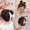 Pink Hair Clips for Women and Girls, 3Pcs Large Claw