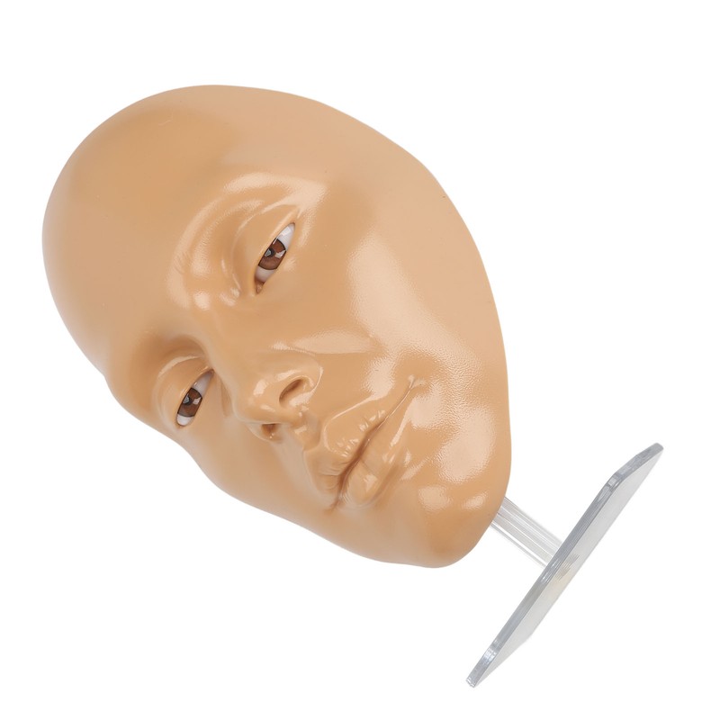 Makeup Practice Face Board 5D Silicone Mannequin Face for Eyes