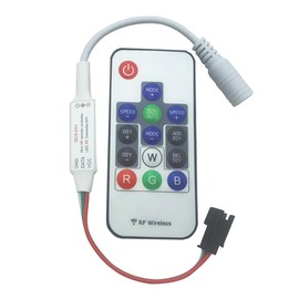 WS2811 WS2812B Led Pixels Strip Light Controller DC 14keys Wireless RF Led Color 300 Kinds of Changes Digital Remote Controller DC5-24V for DIY Project