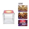 jojofuny 1 x Lotteri Box Tombola Dropbox Transparent Charity Box