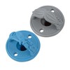 Nuby 3-D Sili Soother Pacifiers with Soft Handle and Two