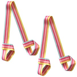 2PCS Roller Skate Leash Adjustable Snowboard Boots Carrier Strap Fashionable Skate Transport Strap Resuable Shoulder Sling Leash for Ice Skates