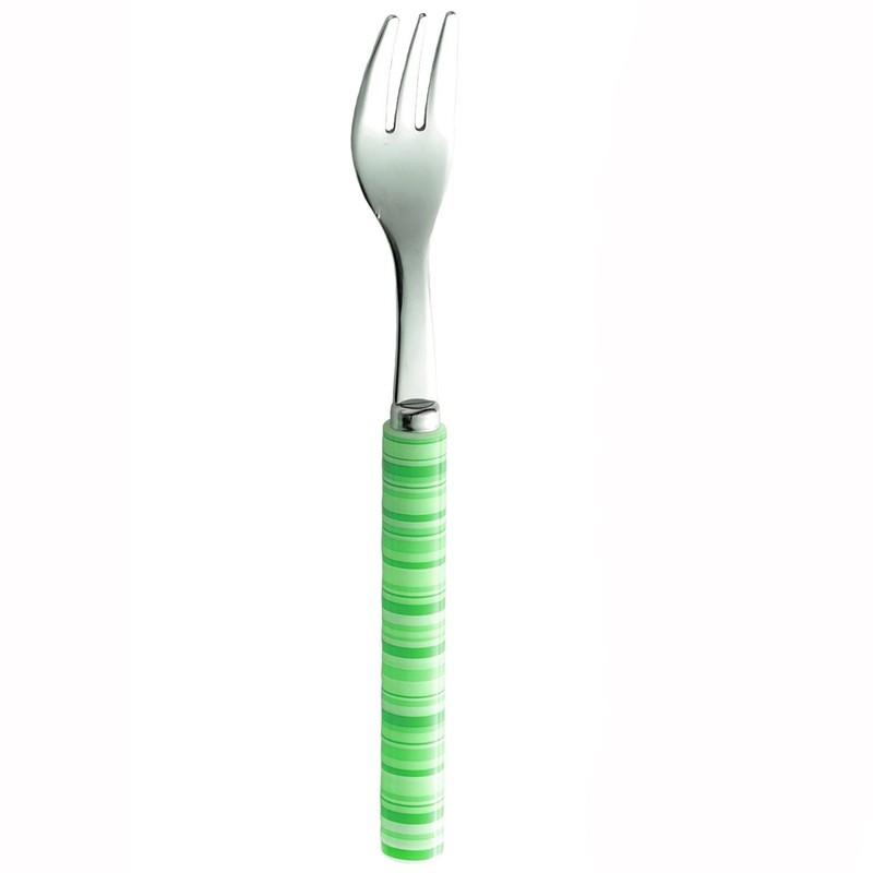 Nagao Border Dinner Cutlery Set of 4 Green Made in