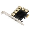 PCI E 1 to 6 Riser Card IC Heat Sink