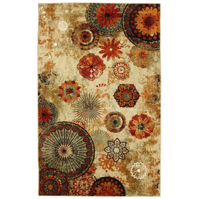 Mohawk Home Caravan Medallion Ornamental Area Rug, 6'x9', Multi