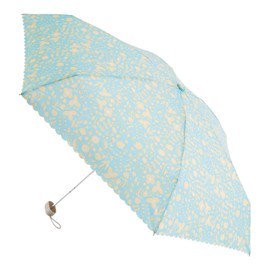 Moonbat [Esta] Rain Umbrella, Folding Umbrella, Women's, Work Commute, School Commute, Flat Mini, Small Garden, 31-230-10345-22 Blue