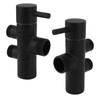 Shower Head Diverter Black Rustproof Leakproof Wall Mounted Shower Arm