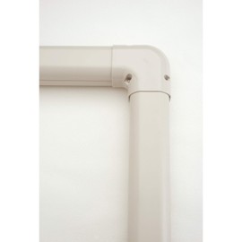 Inaba Denko LDK-70-W Cosmetic Pipe Cover Corner Plane 90° Flat Surface 90° Bend, White