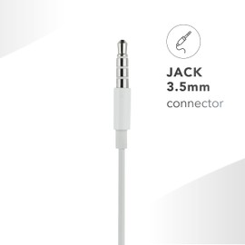 Music Sound | Fantasy Capsule Wired Headphones | Wired Capsule Headphones and Built-in Microphone - 3.5mm Jack Plug - 1.2m Anti-Tangle Cable - Rainbow Design