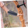 Sosoport 1pair Archery Arm Guards Leather Protective Sleeves for Outdoor