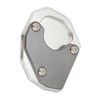 Motorcycle Side Stand Extension Plate Aluminum Alloy Gray Rustproof Replacement