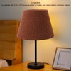 Table Lamp Shade Plush Cloth Tapered Simple Exquisite Lampshade for