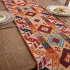 Clothfuna Runner per tavolo da pranzo in stile bohémien, runner