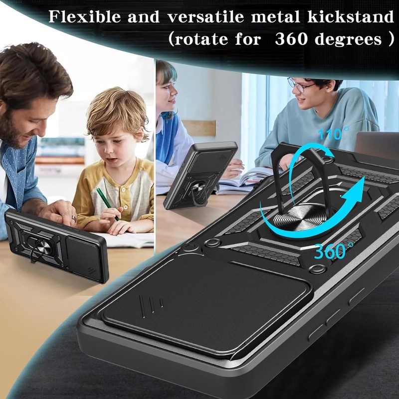 POCO M7 Pro 5G Case, AFINER TPU + PC Cover,