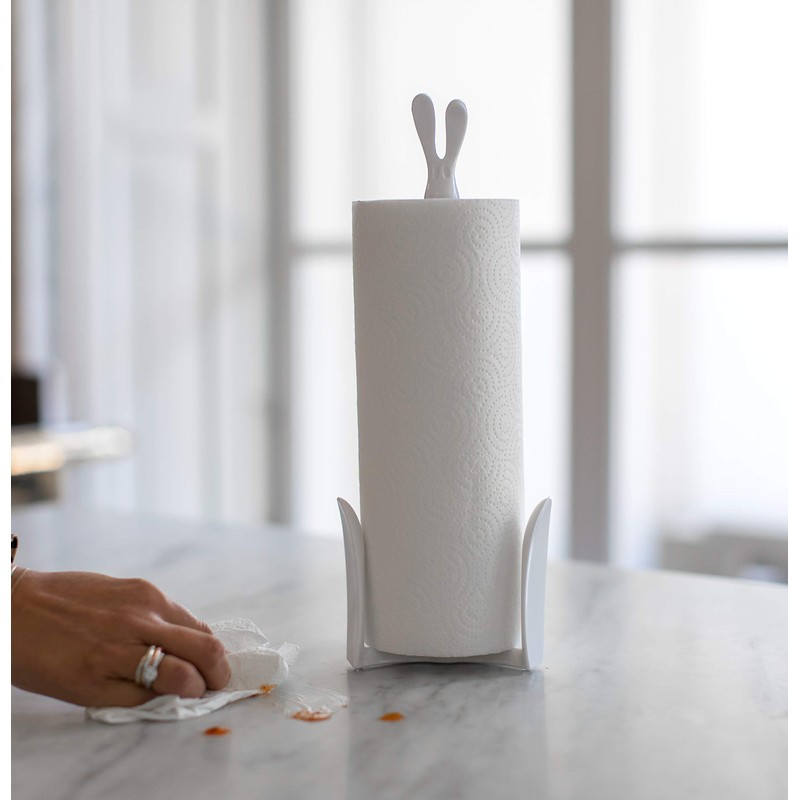 koziol ROGER Paper Towel Stand / Kitchen Roll Holder, solid