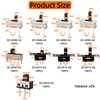 EGSCST 110PCS 9Values SPDT Micro Mini Slide Switch Kit 1p2t